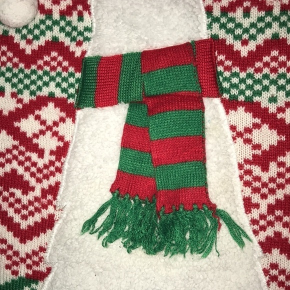 Jolly Sweaters Llama in Scarf and Santa Hat Ugly Christmas Sweater size XXL - Picture 13 of 17